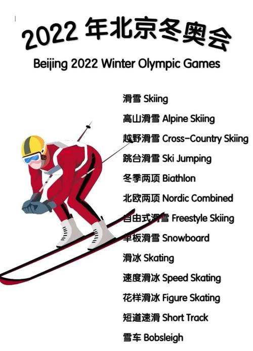 2022年奥运会有什么项目，2022年奥运会的